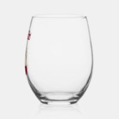 内向きレベル：エキスパート ステムなしワイングラス (左)