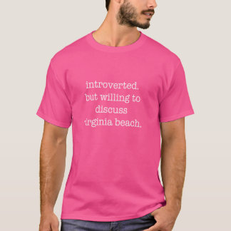 内向きヴァージニアビーチ愛好家 – おもしろい Iinttic Tシャツ