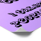 内向き制限ポスタおもしろいーのサイン ポスター (角)