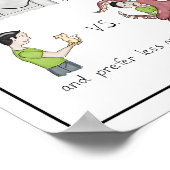 内向き基本プリント ポスター (角)