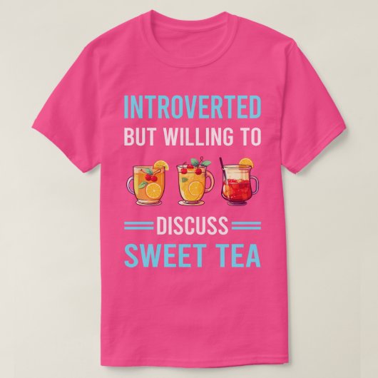 内向き甘いお茶 Tシャツ (デザイン正面)