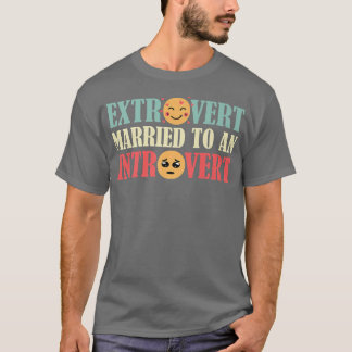 内向き結婚したの喜び結婚した Tシャツ