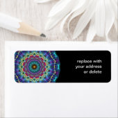 内向き花万華鏡のように千変万化するパターン ラベル (インサイチュ)