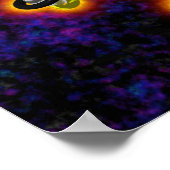 内向き螺旋 ポスター (角)