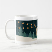 内向き'邪魔しない' コーヒーマグカップ (左)