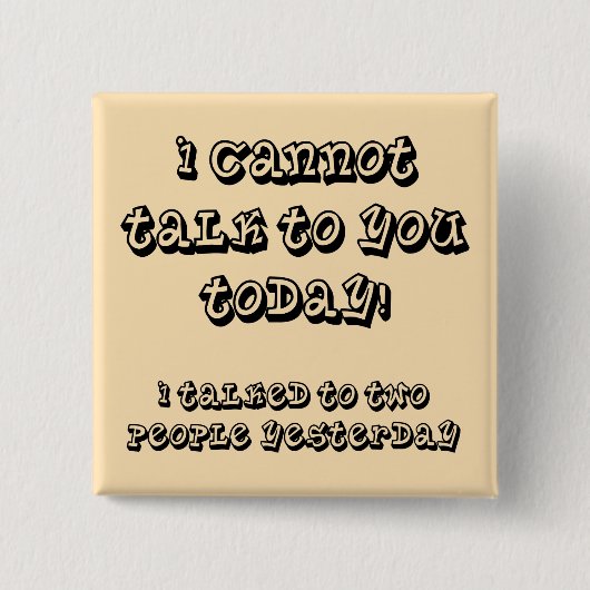 内向き限界ボタおもしろいンのバッジ 缶バッジ (正面)