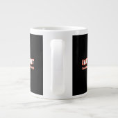 内向き – 私は考えるS ジャンボコーヒーマグカップ (裏面)