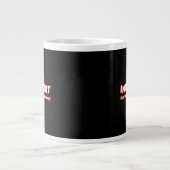 内向き – 私は考えるS ジャンボコーヒーマグカップ (正面)
