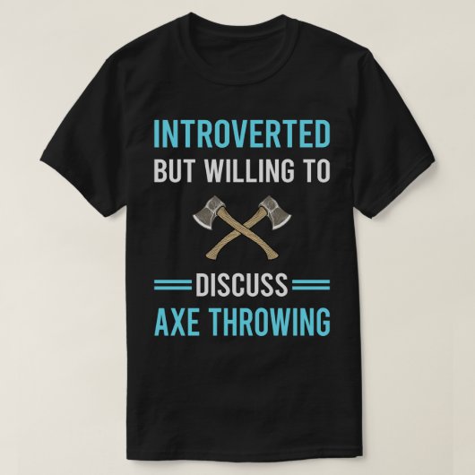 内向きAxスロワー投擲軸 Tシャツ (デザイン正面)