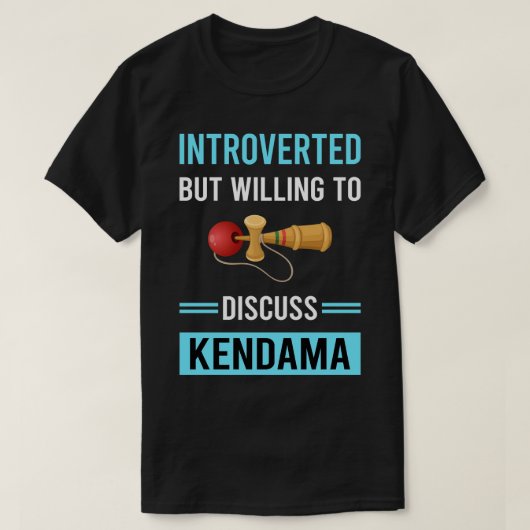 内向けん玉 Tシャツ (デザイン正面)