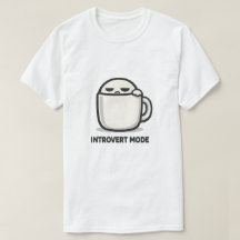 内向モードオン - かわいい疲れたキャラクター コーヒーマグ