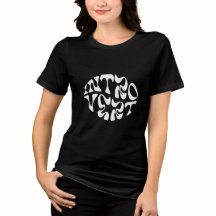 "内向モード: 邪魔しないで" Tシャツ