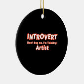 内向作家 セラミックオーナメント (右)