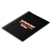 内向作家 ノートブック (左側)