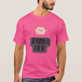 内向型のための面白いブレインパワーアパレル Tシャツ (正面)