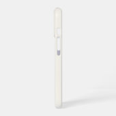 内向型の人へのギフト ミニマリスト 閉じたドア ラインアート iPhone 16ケース (左側面)