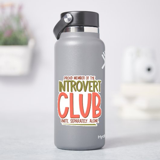 内向型クラブ シール (HydroFlask)