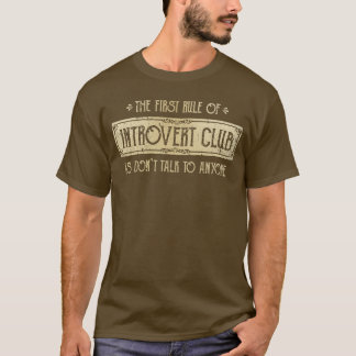 内向型クラブ Tシャツ