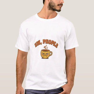 内向型 Ew 人々 グランピー コーヒー レトロ Tシャツ