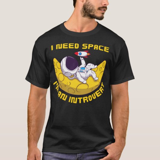 内向宇宙飛行士ニーズ宇宙 Tシャツ (正面)