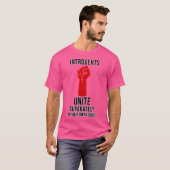 内向性ユナイト Tシャツ (正面フル)