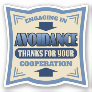 内向性人格INTJアンチ社会的孤独な赤 シール