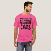 内向的だが動物の話に進む Tシャツ (正面フル)