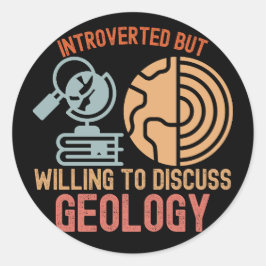 内向的だが地質学について話し合う ラウンドシール