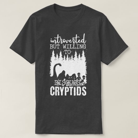 内向的だが暗号について議論する気がある1 Tシャツ (デザイン正面)