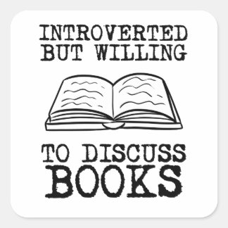内向的だが本について話し合う意志がある スクエアシール