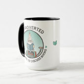 内向的だが本について話し合う意志がある マグカップ (正面左)