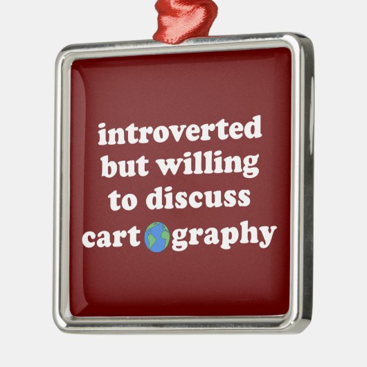 内向的だが漫画学について話し合う気がある メタルオーナメント (左)