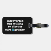 内向的だが漫画学について話し合う気がある ラゲッジタグ (裏面横)
