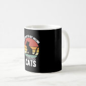 内向的だが猫の話に進おもしろいむ コーヒーマグカップ (正面右)