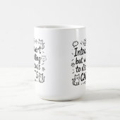 内向的だが猫の話に進む コーヒーマグカップ (中央)