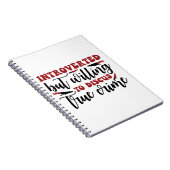 内向的だが真の犯罪を解き明かそうとする ノートブック (右側)