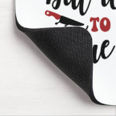 内向的だが真の犯罪を解き明かそうとする マウスパッド (コーナー)