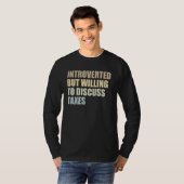 内向的だが税金について話し合う意思がある1 Tシャツ (正面フル)