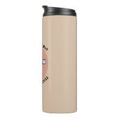 内向的だが話し合う気おもしろい持ち – Cat タンブラー (回転右)