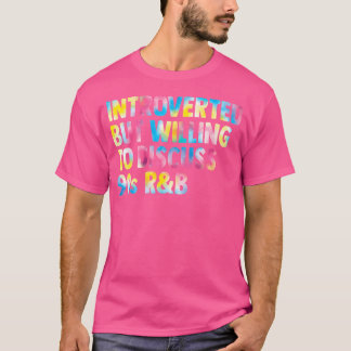 内向的だが、喜んで90S Rb女性について話し合う私 Tシャツ