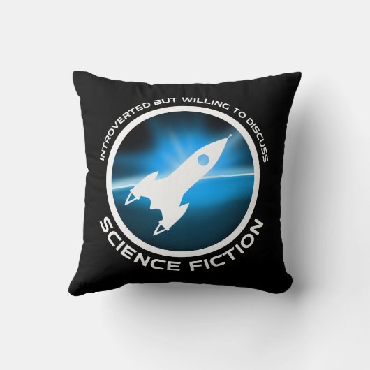 内向的だがSfについて話し合う気がある クッション (裏面)