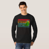 内向的だけどオウム オレンジ羽のアマゾン Tシャツ (正面フル)