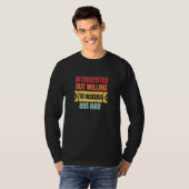 内向的だけど80年代のR&Bについてなら話すよ 反社会 Tシャツ (正面フル)