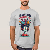 内向的なイノベーター 珍しいクリエイター  Tシャツ (正面)