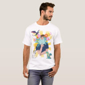 内向的なドラゴン愛好家のTシャツ – かわいいヒゲドラゴン Tシャツ (正面フル)