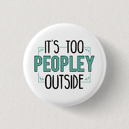 内向的なパンデミックの年を超えた人々 缶バッジ