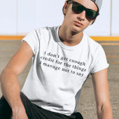 内向的なユーモアTシャツ 面白い皮肉な名言 Tee Tシャツ