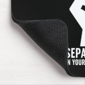 内向的な人々は自分の家で別々に団結する マウスパッド (コーナー)