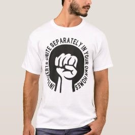 内向的な人々は自分の家で別々に団結する Tシャツ