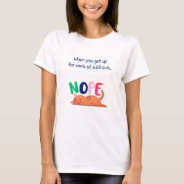 内向的な人のためのおもしろ猫のネタTシャツ Tシャツ